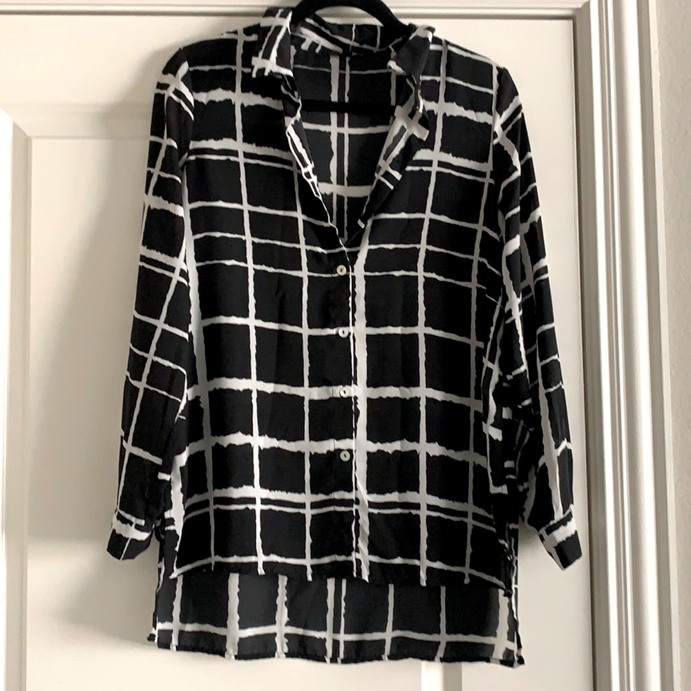 Light Formal Button Down Blouse